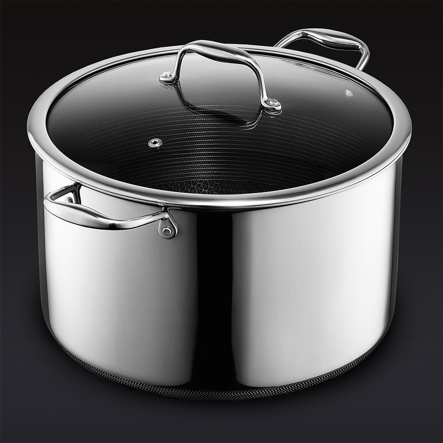 Hybrid Stock Pot with Lid, 12-Qt I3