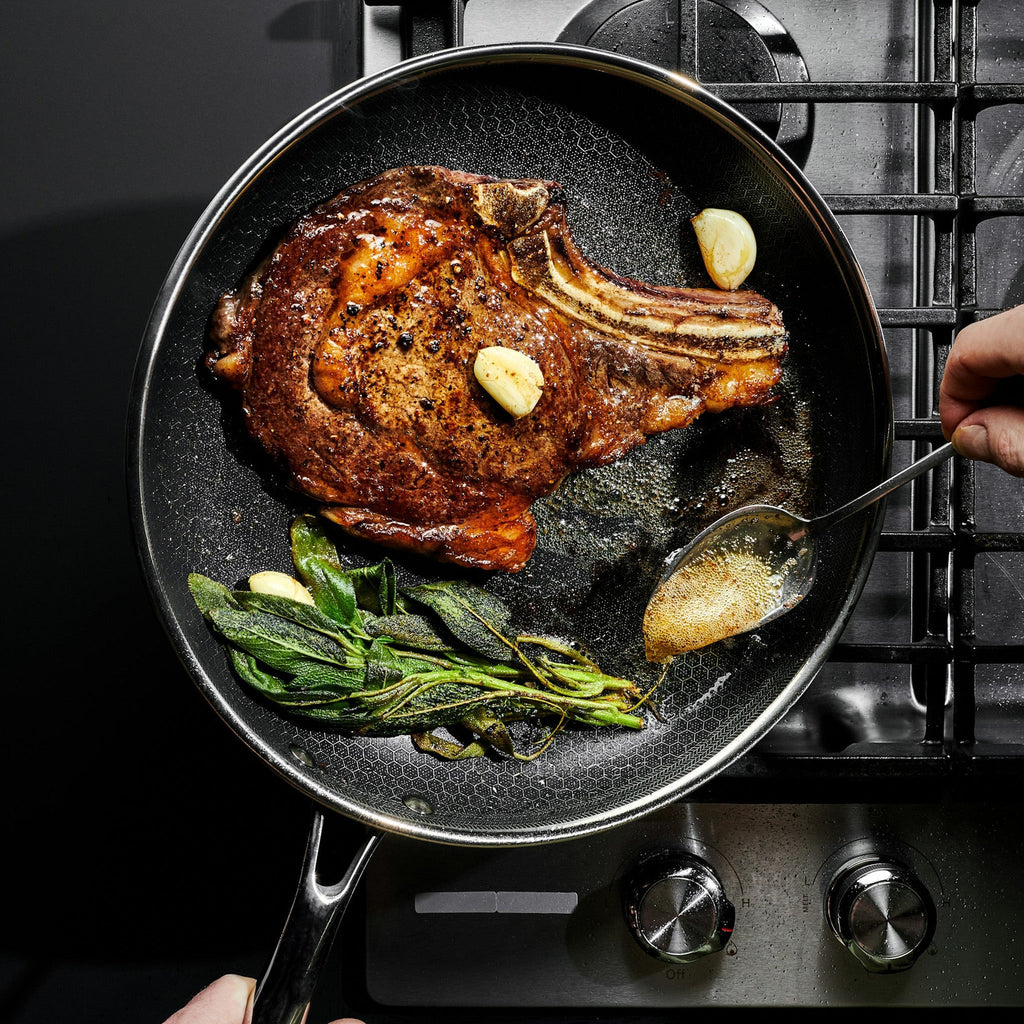 Hybrid Fry Pan Set with Lids, 6pc