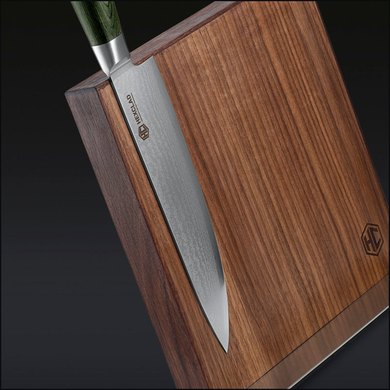 Damascus Steel Knife Set, 7-pc (Green) F6