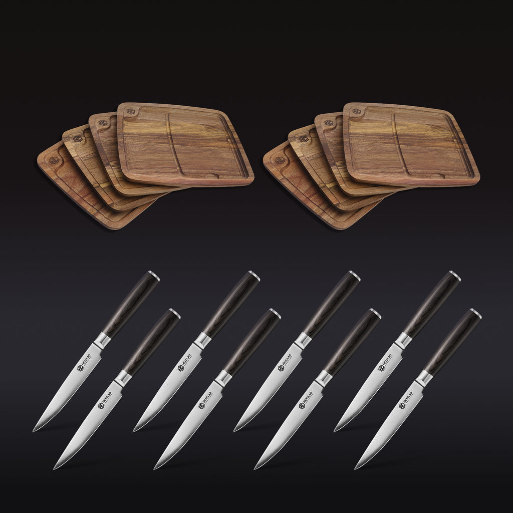 Steak Knife & Bistecca Plate Set, 16-pc (Espresso)